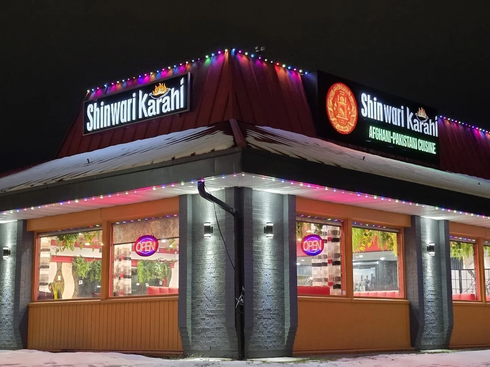 Shinwari Karahi storefront on Castleridge Boulevard NE, halal Afghan and Pakistani restaurant in Calgary