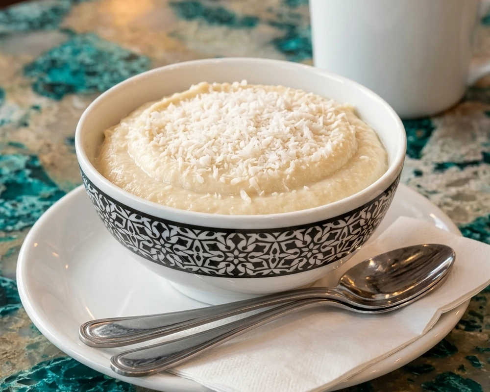 Sheeryakh dessert at Shinwari Karahi Calgary