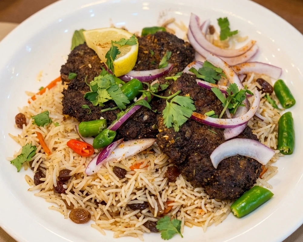 Peshawari Chapli Kebab at Shinwari Karahi in Castleridge, Calgary, AB